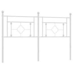 Berkfield Metal Headboard White 160 Cm - thumbnail 2