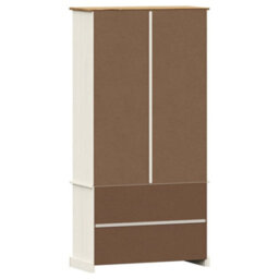 Berkfield Bookcase Vigo White 85X35X170 Cm Solid Wood Pine - thumbnail 7