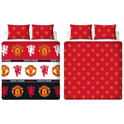 MAN UNITED Manchester United Patch Double Rotary Duvet - image 1