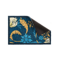 Artsy Doormats William Morris Blue Indoor Washable Doormat 60X40Cm - thumbnail 4