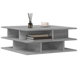 Berkfield Coffee Table Grey Sonoma 70X70X29 Cm Engineered Wood - thumbnail 4