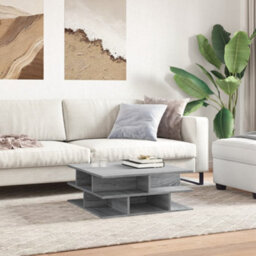 Berkfield Coffee Table Grey Sonoma 70X70X29 Cm Engineered Wood - thumbnail 3