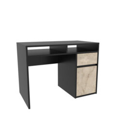 Decorotika Isla Computer Desk Black Travertine - thumbnail 6