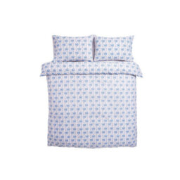 Cath Kidston Ribbon And Bows Reversible Cotton King Duvet Cover Set With Pillowcases White / Blue - thumbnail 3