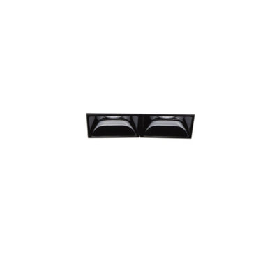 Ideal Lux Lika Twin Recessed Downlight Black, 4000K, 6W