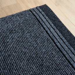 Loomed Grey Hard Wearing Non Slip Cut To Measure Runner Utility Mat 66Cm Wide (2Ft 2In W X 23Ft L) - thumbnail 4