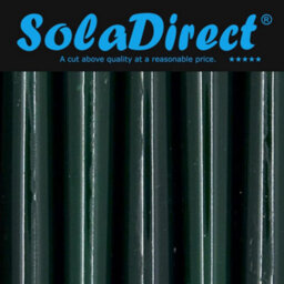 "SolaDirect Tapered Dinner Candles, Pack Of 10, Unscented, Long Burning Time, 24 Cm / 19.45"" (Forest Green, Varnished)" - thumbnail 2