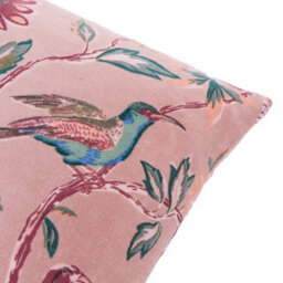 Wylder Aviary 100% Cotton Velvet Cushion Cover - thumbnail 4