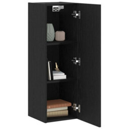 Walplus Wall Tv Cabinet Black Oak 30.5 X 30 X 90 Cm Engineered Wood - thumbnail 3