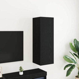 Walplus Wall Tv Cabinet Black Oak 30.5 X 30 X 90 Cm Engineered Wood - thumbnail 1