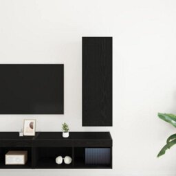 Walplus Wall Tv Cabinet Black Oak 30.5 X 30 X 90 Cm Engineered Wood - thumbnail 4