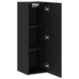 Walplus Wall Tv Cabinet Black Oak 30.5 X 30 X 90 Cm Engineered Wood - thumbnail 5