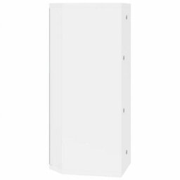 Berkfield Corner Bathroom Mirror Cabinet White 30X24X60 Cm - thumbnail 6