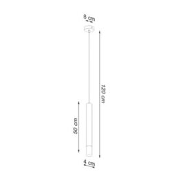 Sollux Lighting Wezyr Glass & Steel Black 1 Light Classic Pendant Ceiling Light - thumbnail 4