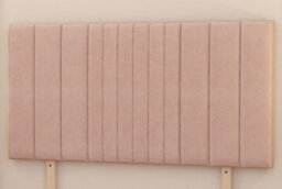 Somnior Beds Somnior Alexas Plush Velvet 4Ft6 Double Divan Bed Base With Upholstered Headboard Pink - thumbnail 4