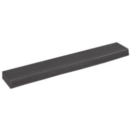 Berkfield Wall Shelf Dark Grey 60X10X4 Cm Treated Solid Wood Oak