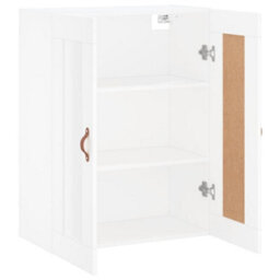 Berkfield Wall Mounted Cabinet White 69.5X34X90 Cm Engineered Wood - thumbnail 6