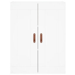 Berkfield Wall Mounted Cabinet White 69.5X34X90 Cm Engineered Wood - thumbnail 7