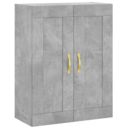 Berkfield Wall Mounted Cabinet Concrete Grey 69.5X34X90 Cm Engineered Wood - thumbnail 2