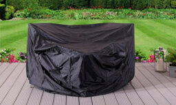 3Pc Rattan Bistro Set Outdoor Garden Patio Furniture In Chocolate With Cover - thumbnail 2
