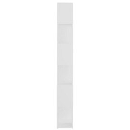 Berkfield Book Cabinet Room Divider White 60X24X186 Cm - thumbnail 6