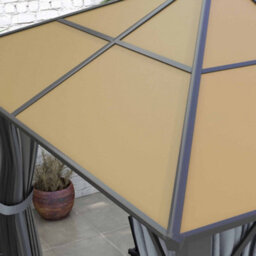 Outsunny 3 X 3.6M Hardtop Gazebo With Aluminium Frame And Curtains - thumbnail 9
