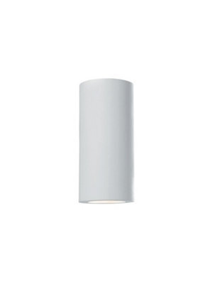 Luminosa Lighting Luminosa Banjie Paintable Plaster Wall Lamp White, Gu10