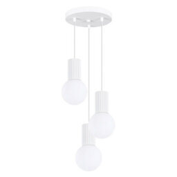Luminosa Lighting Luminosa Halo Cluster Pendant Ceiling Light White 3X G9