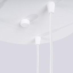 Luminosa Lighting Luminosa Halo Cluster Pendant Ceiling Light White 3X G9 - thumbnail 6