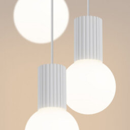 Luminosa Lighting Luminosa Halo Cluster Pendant Ceiling Light White 3X G9 - thumbnail 3
