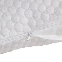 Living And Home Standard Size Bamboo Fiber Fabric Shredded Memory Foam Adjustable Medium Bed Pillows Without Pillow Cover - thumbnail 5