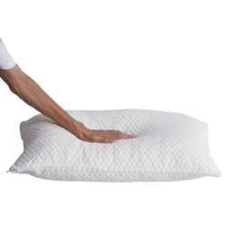 Living And Home Standard Size Bamboo Fiber Fabric Shredded Memory Foam Adjustable Medium Bed Pillows Without Pillow Cover