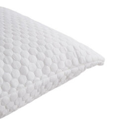 Living And Home Standard Size Bamboo Fiber Fabric Shredded Memory Foam Adjustable Medium Bed Pillows Without Pillow Cover - thumbnail 3