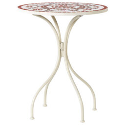 Beliani Bistro Table Spello 60 Cm 60 Cm White - thumbnail 5