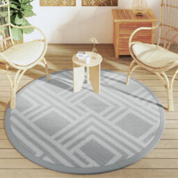 Walplus Outdoor Carpet Rugs For Garden Patios  Grey 160 Cm Pp - thumbnail 3