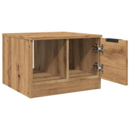 Berkfield Coffee Table Artisan Oak 50X50X36 Cm Engineered Wood - thumbnail 8