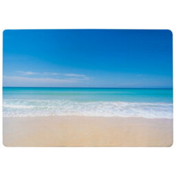 Benjamin Tate Design Nature Landscape View Of Beautiful Tropical Beach And Sea In Sunny Day Designer Special Soft Home Rug - thumbnail 1