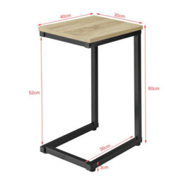 Sobuy Fbt44-N, Coffee Table Side Table End Table, Bed Sofa Table Laptop Table, Wood Veneer,w40Xd30Xh60 - thumbnail 3