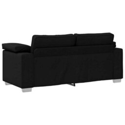 Vidaxl Sofa With Cushion Black 180 X 77 X 82 Cm Fabric - thumbnail 4