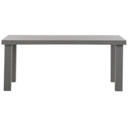Beliani Garden Dining Set With Benches 4 Seater Taranto Concrete Grey - thumbnail 5