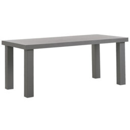 Beliani Garden Dining Set With Benches 4 Seater Taranto Concrete Grey - thumbnail 4