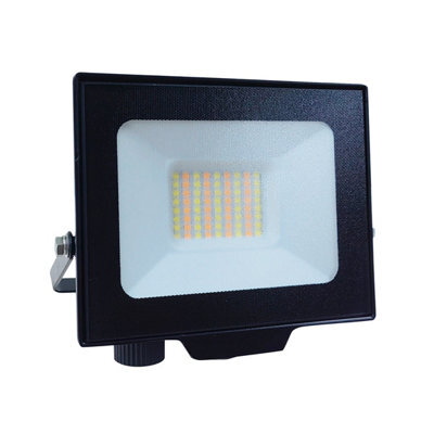 Ener-J 30W Led Floodlight Cct Switchable Ip65 Weatherproof Black 2700 Lumens 240V - image 1
