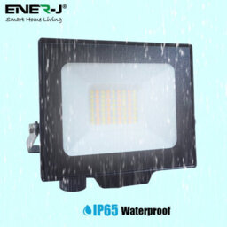 Ener-J 30W Led Floodlight Cct Switchable Ip65 Weatherproof Black 2700 Lumens 240V - thumbnail 2