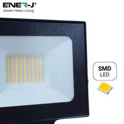 Ener-J 30W Led Floodlight Cct Switchable Ip65 Weatherproof Black 2700 Lumens 240V - thumbnail 5