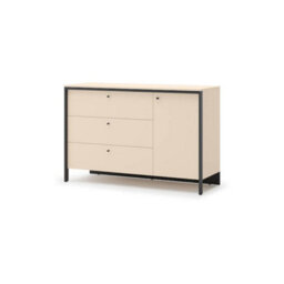 Arte Sophisticated Enna 4 Chest Of Drawers 1360mm X 910mm X 490mm - Luxurious Storage Solution - thumbnail 1