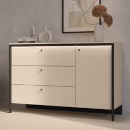 Arte Sophisticated Enna 4 Chest Of Drawers 1360mm X 910mm X 490mm - Luxurious Storage Solution - thumbnail 6