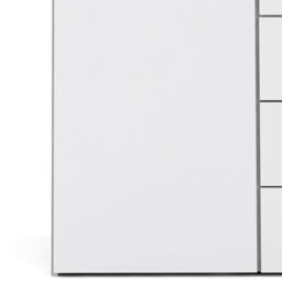 Furniture To Go Space Wardrobe With 2 Doors + 3 Drawers White 1750 (W) 77.6 X  (H) 175.4 X  (D) 49.4Cm - thumbnail 8