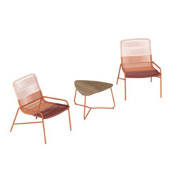Gainoom 3 Piece Orange Patio Bistro Set Outdoor Rattan Furniture Set - thumbnail 9