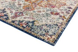 Multi Traditional Easy To Clean Floral Rug Dining Room-160Cm X 230Cm - thumbnail 2