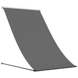 Walplus Retractable Awning Garden Sun Shade Canopy Gazebo For Back Door, Porch, Patio Anthracite 150X150 Cm Fabric And Steel - thumbnail 2
